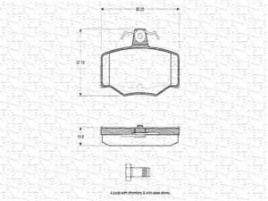 MAGNETI MARELLI 363702160753 stabdžių trinkelių rinkinys, diskinis stabdys 
 Techninės priežiūros dalys -> Papildomas remontas
44060-3F025, 44060-70J26, 440603F025