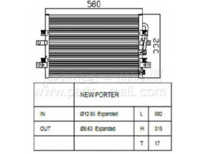 PARTS-MALL PXNCA-050 kondensatorius, oro kondicionierius 
 Oro kondicionavimas -> Kondensatorius
976064B060, 976064B061