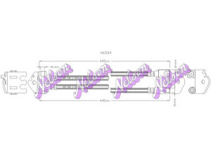Brovex-Nelson H6504 stabdžių žarnelė 
 Stabdžių sistema -> Stabdžių žarnelės
3C112282AA, 4041435, 4519465