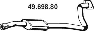 EBERSPÄCHER 49.698.80 vidurinis duslintuvas 
 Išmetimo sistema -> Duslintuvas
B33L-20-55XB, B33M-20-55XB