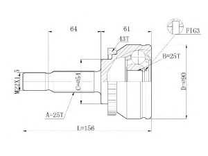 STATIM C.389 jungčių komplektas, kardaninis velenas 
 Ratų pavara -> Sujungimai/komplektas