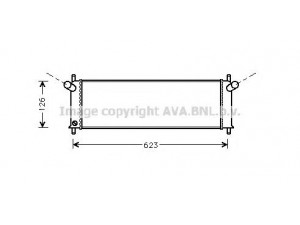 AVA QUALITY COOLING PR2022 radiatorius, variklio aušinimas 
 Aušinimo sistema -> Radiatorius/alyvos aušintuvas -> Radiatorius/dalys
99610603750, 99610603751