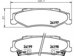 HELLA PAGID 8DB 355 013-191 stabdžių trinkelių rinkinys, diskinis stabdys 
 Techninės priežiūros dalys -> Papildomas remontas
12530688, 88955501, 19259589, 89026853
