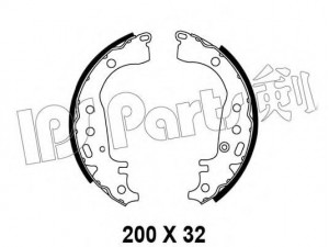 IPS Parts IBL-4204 stabdžių trinkelė 
 Stabdžių sistema -> Būgninis stabdys -> Stabdžių įdėklas/ trinkelė
04495-52020, 0449552020, 0449552040
