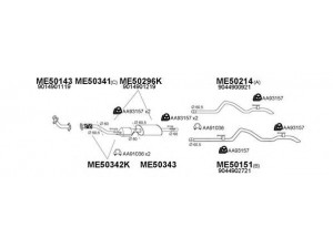 VENEPORTE 500133 išmetimo sistema 
 Išmetimo sistema -> Išmetimo sistema, visa