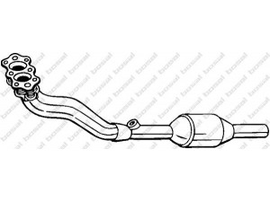 BOSAL 098-827 katalizatoriaus keitiklis 
 Išmetimo sistema -> Katalizatoriaus keitiklis
1J0 253 058 CX, 1J1 253 058 NX