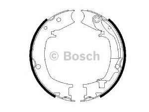 BOSCH 0 986 487 711 stabdžių trinkelių komplektas, stovėjimo stabdis 
 Stabdžių sistema -> Rankinis stabdys
58305 2HA10, 58350 26A00, 58350 26A10