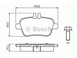 BOSCH 0 986 494 664 stabdžių trinkelių rinkinys, diskinis stabdys
006 420 23 20, 006 420 79 20, 006 420 80 20