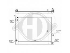 DIEDERICHS 8122404 radiatorius, variklio aušinimas 
 Aušinimo sistema -> Radiatorius/alyvos aušintuvas -> Radiatorius/dalys
17117534914, 7534914