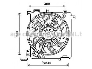 AVA QUALITY COOLING OL7635 ventiliatorius, radiatoriaus 
 Aušinimo sistema -> Oro aušinimas
24467444, 6341172, 24467444