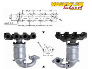 MAGNAFLOW 72527 katalizatoriaus keitiklis 
 Išmetimo sistema -> Katalizatoriaus keitiklis
1318377, 1327898, 1354573