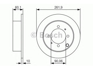 BOSCH 0 986 479 S53 stabdžių diskas 
 Stabdžių sistema -> Diskinis stabdys -> Stabdžių diskas
58411 M2050, MB668083, MB699964