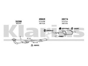 KLARIUS 960319E išmetimo sistema 
 Išmetimo sistema -> Išmetimo sistema, visa