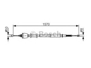 BOSCH 1 987 477 885 trosas, stovėjimo stabdys 
 Stabdžių sistema -> Valdymo svirtys/trosai
GVC 9023 99, SPB 1015 50, GVC 9023 99