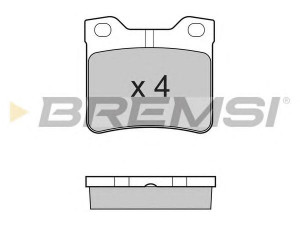 BREMSI BP2728 stabdžių trinkelių rinkinys, diskinis stabdys 
 Techninės priežiūros dalys -> Papildomas remontas
425208, 425266, 0024204820, 0034200020