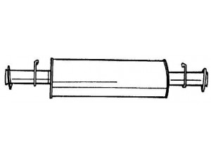 AKS DASIS SG32429 vidurinis duslintuvas