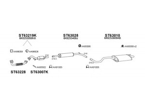 VENEPORTE 630259 išmetimo sistema 
 Išmetimo sistema -> Išmetimo sistema, visa