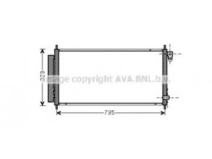 AVA QUALITY COOLING HD5222 kondensatorius, oro kondicionierius