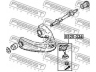 FEBEST 0520-334 atramos/vairo trauklė
S083-99-354, S47P-34-540, 40110-HA00A