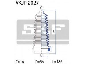 SKF VKJP 2027 gofruotoji membrana, vairavimas 
 Vairavimas -> Gofruotoji membrana/sandarinimai
1012814, 1E0032125, 1E0232125, 3043575