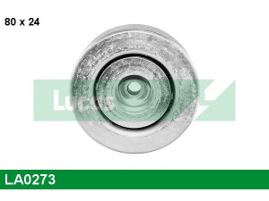 LUCAS ENGINE DRIVE LA0273 kreipiantysis skriemulys, V formos rumbuotas diržas 
 Diržinė pavara -> V formos rumbuotas diržas/komplektas -> Laisvasis/kreipiamasis skriemulys