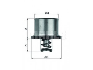 MAHLE ORIGINAL THD 1 82 termostatas, aušinimo skystis 
 Aušinimo sistema -> Termostatas/tarpiklis -> Thermostat
1227 6553, 1 439 844, 51.06401.0045