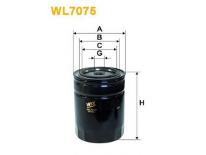 WIX FILTERS WL7075 alyvos filtras 
 Techninės priežiūros dalys -> Techninės priežiūros intervalai
OK71, 1354823, 4119015, 4121392