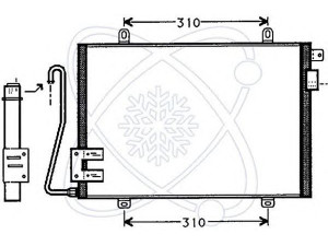 ELECTRO AUTO 30R0019 kondensatorius, oro kondicionierius 
 Oro kondicionavimas -> Kondensatorius
7700414103