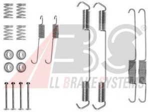 A.B.S. 0689Q priedų komplektas, stabdžių trinkelės 
 Stabdžių sistema -> Būgninis stabdys -> Dalys/priedai
0060689000, 9404308418, 95706890