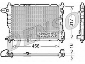 DENSO DRM08005 radiatorius, variklio aušinimas 
 Aušinimo sistema -> Radiatorius/alyvos aušintuvas -> Radiatorius/dalys
96591475