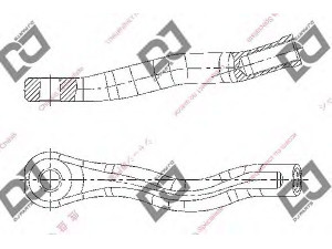 DJ PARTS DE1422 skersinės vairo trauklės galas 
 Vairavimas -> Vairo mechanizmo sujungimai
45463-30130, 4546330130