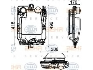 HELLA 8MA 376 705-291 išsiplėtimo bakelis, aušinimo skystis 
 Aušinimo sistema -> Radiatorius/alyvos aušintuvas -> Išsiplėtimo bakelis, variklio aušinimo skystis
8168 290