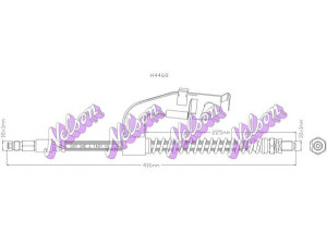 Brovex-Nelson H4468 stabdžių žarnelė 
 Stabdžių sistema -> Stabdžių žarnelės
1021841, 1036500, 1066801, 1109679