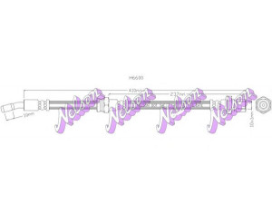 Brovex-Nelson H6600 stabdžių žarnelė 
 Stabdžių sistema -> Stabdžių žarnelės
96397201, 96397203, 96397201, 96397203