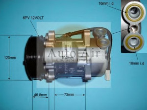 AUTO AIR GLOUCESTER 14-1433R kompresorius, oro kondicionierius 
 Oro kondicionavimas -> Kompresorius/dalys
6453FR, 6453JJ