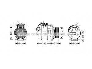 AVA QUALITY COOLING BWK320 kompresorius, oro kondicionierius 
 Oro kondicionavimas -> Kompresorius/dalys
64529122618