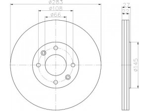 HELLA PAGID 8DD 355 103-001 stabdžių diskas 
 Stabdžių sistema -> Diskinis stabdys -> Stabdžių diskas
4246G1, 4246T9, 4246V0, 4246V3