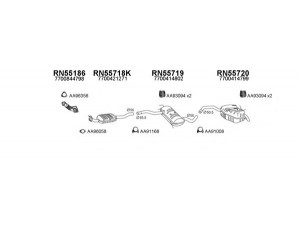 VENEPORTE 550513 išmetimo sistema 
 Išmetimo sistema -> Išmetimo sistema, visa