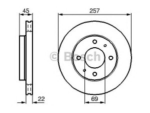 BOSCH 0 986 478 673 stabdžių diskas 
 Dviratė transporto priemonės -> Stabdžių sistema -> Stabdžių diskai / priedai
51712 33001, 51712 33010