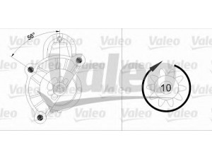 VALEO 433324 starteris 
 Elektros įranga -> Starterio sistema -> Starteris
5802-C3, 5802-CP, 5802-E2, 5802-M3