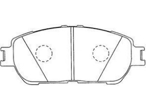 AISIN A1N115 stabdžių trinkelių rinkinys, diskinis stabdys
04465-08030, 04465-33350