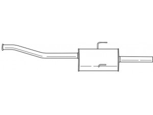 AKS DASIS SG50496 vidurinis duslintuvas