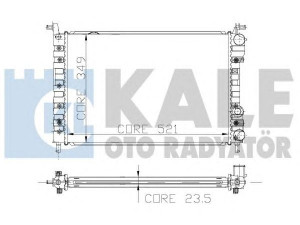 KALE OTO RADYATÖR 120500 radiatorius, variklio aušinimas 
 Aušinimo sistema -> Radiatorius/alyvos aušintuvas -> Radiatorius/dalys
46417050, 46417059, 46449104, 46548485