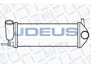 JDEUS 823M34A tarpinis suslėgto oro aušintuvas, kompresorius 
 Variklis -> Oro tiekimas -> Įkrovos agregatas (turbo/superįkrova) -> Tarpinis suslėgto oro aušintuvas
4150900114, A4150900114, 8200427469