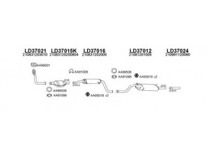 VENEPORTE 370003 išmetimo sistema 
 Išmetimo sistema -> Išmetimo sistema, visa