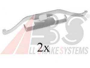 A.B.S. 1682Q priedų komplektas, diskinių stabdžių trinkelės 
 Stabdžių sistema -> Diskinis stabdys -> Stabdžių dalys/priedai
608168200