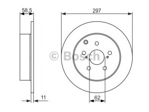 BOSCH 0 986 479 574 stabdžių diskas 
 Stabdžių sistema -> Diskinis stabdys -> Stabdžių diskas
424310F020