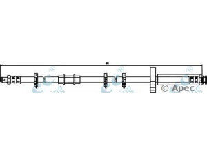 APEC braking HOS3109 stabdžių žarnelė 
 Stabdžių sistema -> Stabdžių žarnelės
1609629580, 480671, 480696, 1311401080