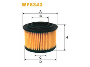 WIX FILTERS WF8343 kuro filtras