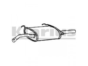 KLARIUS TY297B galinis duslintuvas 
 Išmetimo sistema -> Duslintuvas
1743016580, 1743016590, 1743016591